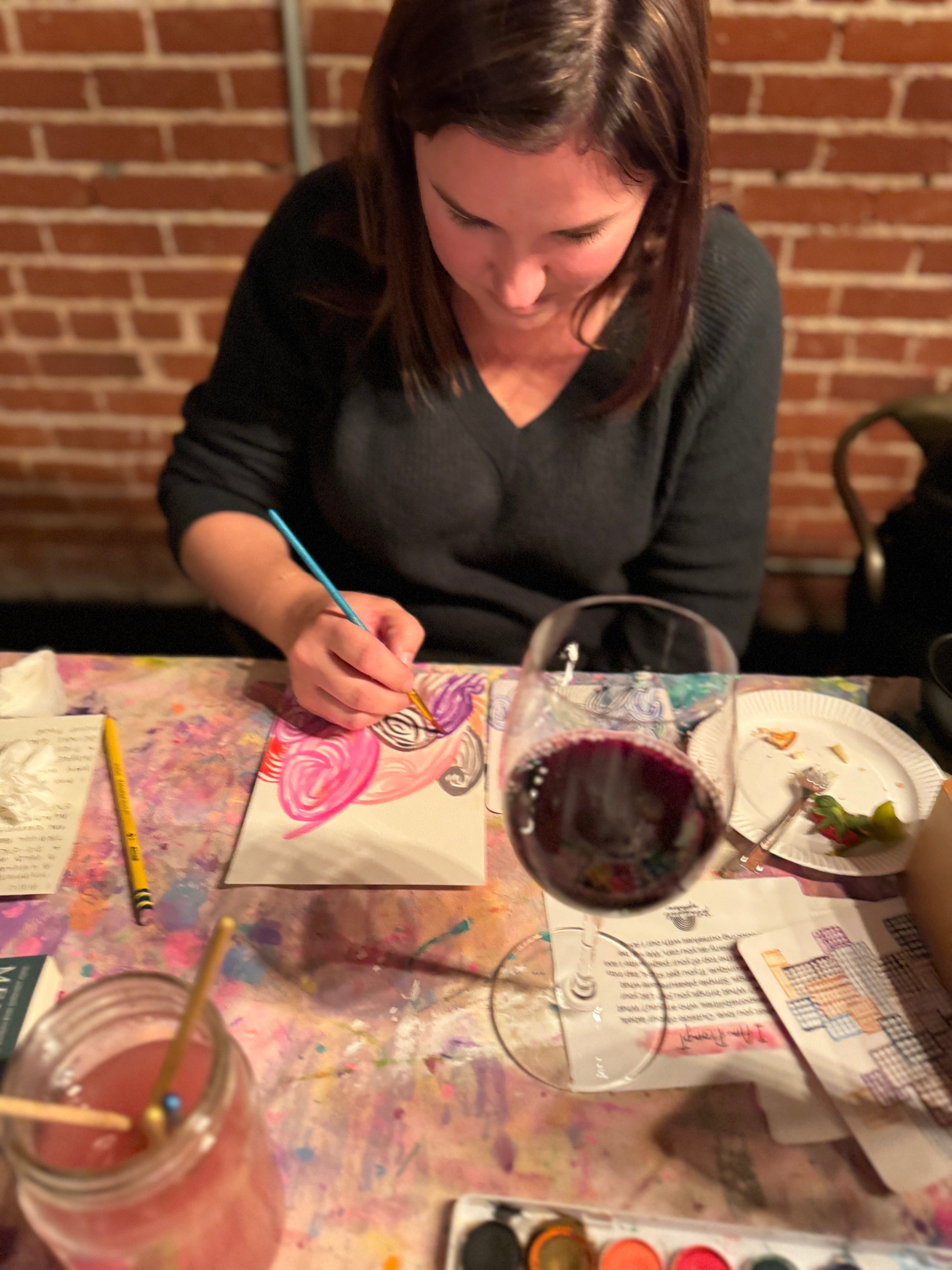 3/21/24: Watercolor & Wine